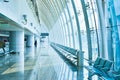 Bright  modern building corridor architecture lobby Royalty Free Stock Photo